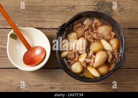 In stile giapponese in casseruola Foto Stock