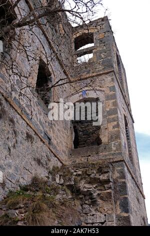 Vazelon monastero si trova nel quartiere Maçka, Provincia di Trabzon, Turchia. Foto Stock