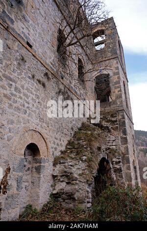 Vazelon monastero si trova nel quartiere Maçka, Provincia di Trabzon, Turchia. Foto Stock