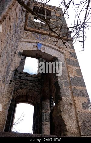 Vazelon monastero si trova nel quartiere Maçka, Provincia di Trabzon, Turchia. Foto Stock