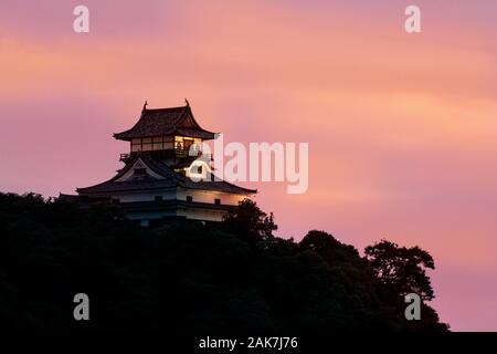 Il castello di Inuyama Foto Stock