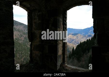 Vazelon monastero si trova nel quartiere Maçka, Provincia di Trabzon, Turchia. Foto Stock