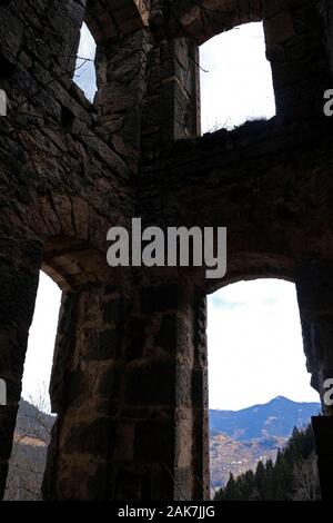 Vazelon monastero si trova nel quartiere Maçka, Provincia di Trabzon, Turchia. Foto Stock