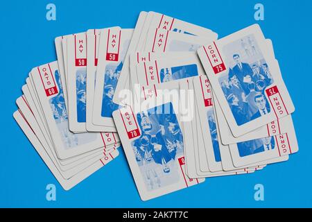 Vintage anni cinquanta commodities trading card game "Pit'. Foto Stock