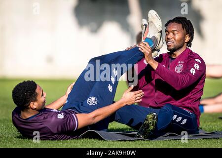 MARBELLA - 08-01-2020. Eredivisie voetbal, stagione 2019-2020. Willem II giocatore Miquel Nelom durante il corso di formazione nella città di Marbella. Foto Stock