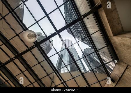 General Motors Renaissance Center di Detroit, MI Foto Stock