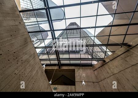 General Motors Renaissance Center di Detroit, MI Foto Stock