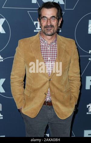 Pasadena, Stati Uniti. 07Th gen, 2020. PASADENA, Los Angeles, California, Stati Uniti d'America - 07 gennaio: Ty Burrell arriva al FOX TCA Winter 2020 All-Star partito svoltasi presso la struttura The Langham Huntington Hotel su Gennaio 7, 2020 a Pasadena, Los Angeles, California, Stati Uniti. (Foto di Xavier COLLIN/Image Press Agency) Credito: Image Press Agency/Alamy Live News Foto Stock