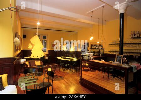 Caffe degli specchi, Genova Foto Stock