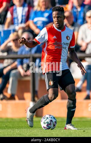 MARBELLA, 08-01-2020, calcio, , olandese eredivisie, stagione 2019-2020, Feyenoord player Malacia Tyrell, durante la partita Hoffenheim - Feyenoord Foto Stock
