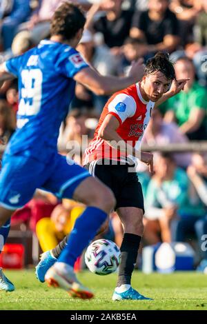 MARBELLA, 08-01-2020, calcio, , olandese eredivisie, stagione 2019-2020, Feyenoord player Steven Berghuis, durante la partita Hoffenheim - Feyenoord Foto Stock