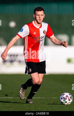 MARBELLA, 08-01-2020, calcio, , olandese eredivisie, stagione 2019-2020, Feyenoord player George Johnston, durante la partita Hoffenheim - Feyenoord Foto Stock