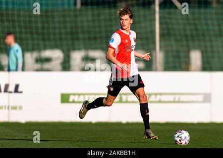 MARBELLA, 08-01-2020, calcio, , olandese eredivisie, stagione 2019-2020, Feyenoord player Ramon Hendriks, durante la partita Hoffenheim - Feyenoord Foto Stock