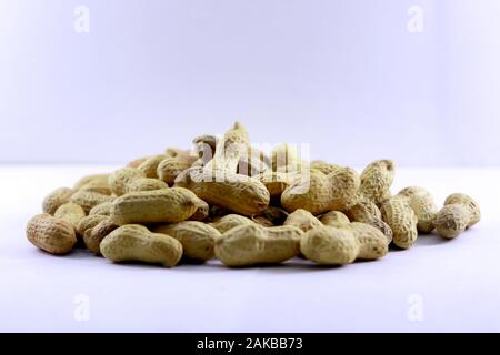Penuts isolato su uno sfondo bianco Foto Stock