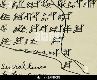 Documenti aziendali del periodo Hammurapi, dal British Museum . Testi autografati74 125 3 W^^^ ^ Foto Stock