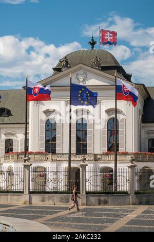 Slovaquie, Bratislava, palais présidentiel Grassalkovich Foto Stock
