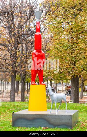 Francia, Parigi, Giardino delle Tuileries, FIAC OFF 2019, Foto Stock