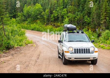 Canada, Provincia di Quebec, Laurentian Wildlife Sanctuary, le porte dell'Inferno Foto Stock