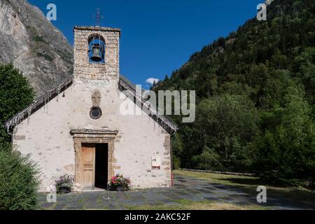 Francia, Isere, Venosc village Foto Stock