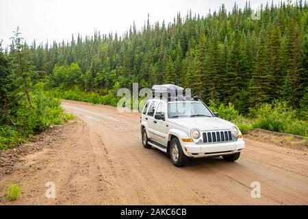 Canada, Provincia di Quebec, Laurentian Wildlife Sanctuary, le porte dell'Inferno Foto Stock