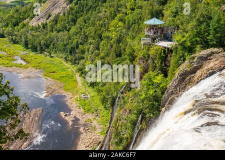 Canada, Québec Provincia e Comune di Boischatel, Montmorency Falls Park Foto Stock