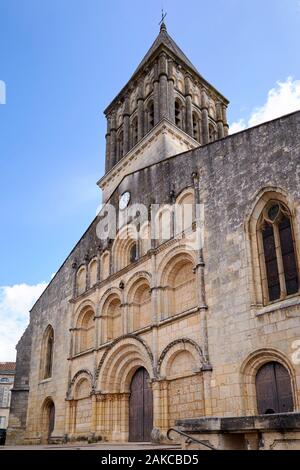 Francia, Charente Maritime, Imperia, St Gervais St Protais chiesa Foto Stock