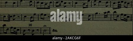 Beethoven e i suoi nove sinfonie . Poi più tardi, un po' più vicino alla sua forma finale (vedere Bar18, 14) :- No. 12.. Grove.-^Beethovens Nove Sinfonie.-Novellos Edition. X 830 Nona sinfonia. pur senza gli echi di ogni frase conclusiva delle stringhe dal vento, che fanno in modo di toccare una funzione trovanella completato il lavoro, e nessun suggerimento dei tre crescendoquavers che producono un tale effetto di sopraffazione nei bar16 e 21 del presente Adagio (cfr n. 45). Nonostante la sua lunga preoccupazione con Schillers Ode,e anche dopo facendo notevoli progressi con i movimenti presentlast Foto Stock