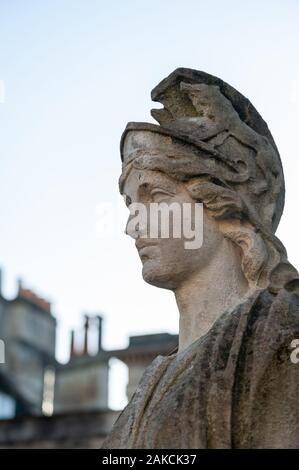 Le Terme Romane e la Sala delle pompe, Bath, Somerset, Inghilterra Foto Stock