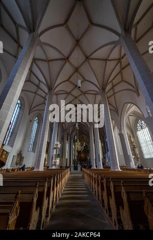 BAUTZEN, Germania - 10 ottobre 2019: Interno della cattedrale di San Pietro nella città vecchia. Foto Stock