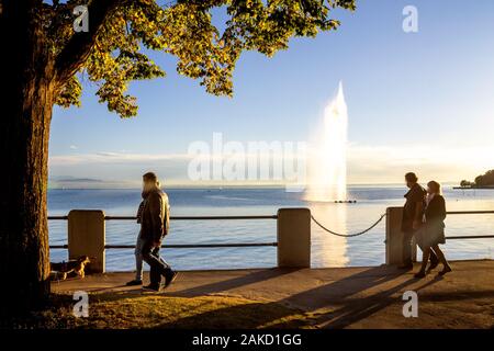 Friedrichshafen, il lago di Costanza - Germania Foto Stock