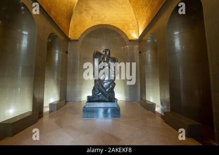 Mausoleo di Pietro II Petrovic-Negosz nel parco nazionale di Lovcen in Montenegro. Foto Stock