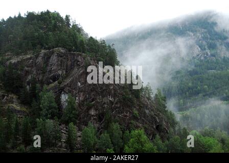 Norvegia, coyntryside da Oslo a Bergen 01 Foto Stock