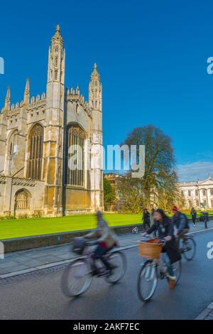 Regno Unito, Inghilterra, Cambridgeshire, Cambridge University of Cambridge, King's College Chapel Foto Stock