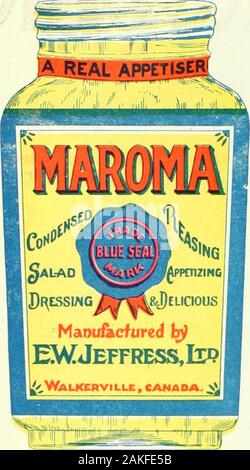 Canadian grocer Luglio-Settembre 1919 . Il grande valore di bo ril come un body-builder verrà presentato in ouradvertising al pubblico questo seasonand per consentire ai nostri amici del commercio tocouple le loro forze vendita di thatwork, abbiamo preparedan assortimento di carte,ecc., sulle stesse linee. Una finestra intera display(o una selezione di cardsonly se preferito), verrà trasmesso su richiesta prepagato. Bovril non è solo un cibo estremamente nutritivo in sé, ma è anche un ottimo aiuto per l' assimilazione di altri alimenti. BOVRIL BOVRIL LIMITED, 25 e 27 San Peter Street, Montreal circolazione del droghiere canadese ha essere Foto Stock