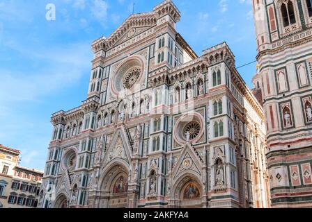 La Basilica di Santa Maria del Fiore a Firenze, Italia Foto Stock