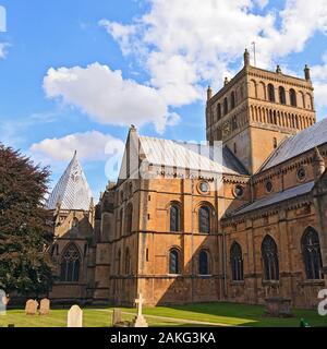 Southwell Minster, la cattedrale e la chiesa della parrocchia, southwell, Nottinghamshire Foto Stock