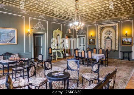 La Bulgaria, Plovdiv, interno del case borghesi del XIX secolo Foto Stock