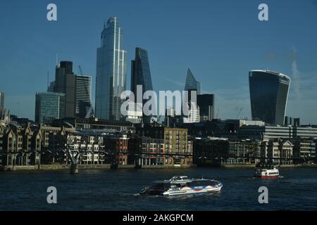 Lo skyline di Londra in continua evoluzione Foto Stock