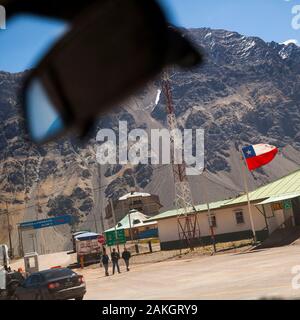 Argentina, Mendoza, Vicente Lezea, basco di immigrati di creare una società di trasporto che attraversa la cordigliera andina per il trasporto delle banane provenienti dal Cile Foto Stock