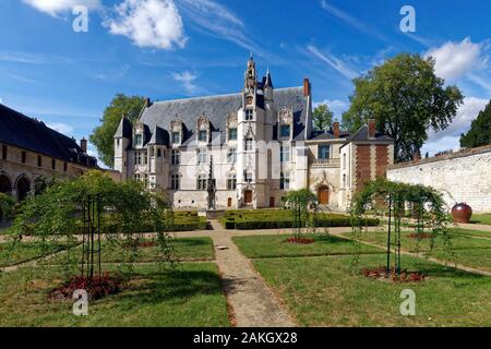 Francia, Oise, Beauvais, ex del XII secolo il palazzo Vescovile che ospita il Museo di Contea di Oise (Musée de l'Oise, Museo del dipartimento Oise) Foto Stock