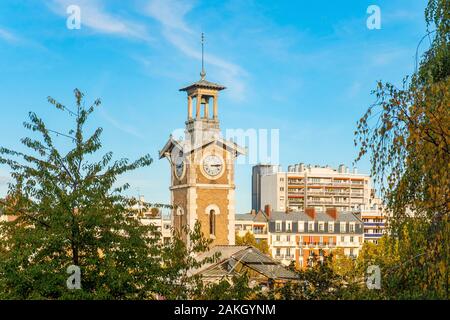 Francia, Parigi, Georges Brassens parco in autunno Foto Stock