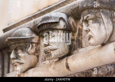 Croazia, Dalmazia, Sibenik Knin, costa dalmata di Sibenik, Saint James Cathedral elencati come patrimonio mondiale dall' UNESCO Foto Stock