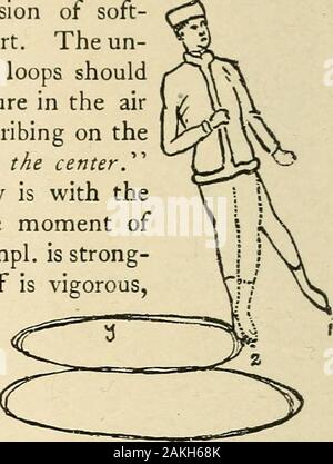 Un manuale di pattinaggio di figura disposta per utilizzare sul ghiaccio; con oltre seicento i diagrammi e le illustrazioni . 354, 354, b Foto Stock