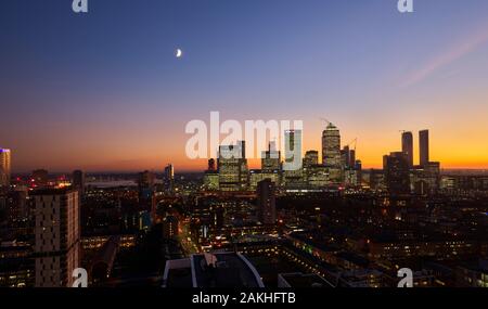 Canary Wharf, Londra Foto Stock