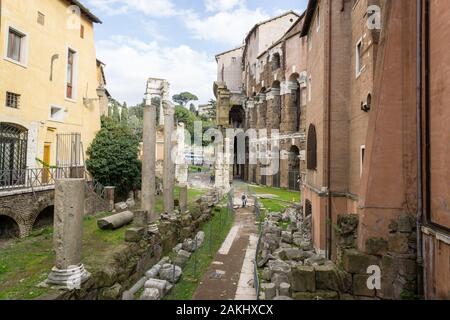 Teatro di Marcello (Teatro di Marcello) a Roma Foto Stock