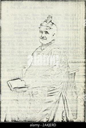 Genealogia della famiglia di Bingham negli Stati Uniti, soprattutto dello stato del Connecticut; comprese le note sul Binghams di Philadelphia e della discesa irlandese, con parziale genealogie di famiglie alleate . Il rev. J. F. Bingham, D. DNo. 47093.). tfAiA-^-r ^.^a^^.^ Mrs. Susan Elizabeth crebbe Bingham, Acgcst, 1898.(cfr. n. 47°93-) 47093 AfTHORiTY: Family record. 47093 JOEL FOOTE BINGHAM, più giovane e bambino 4 di(4761].b. 11 ott. 1827, a Andover, Conn.d. m. Luglio 14, 1857, Susan Elizabeth crebbe. Ella è stata b.nov. 9, 1834, a Washington, D. C. Lei è una gr.-gr.-granddau. del tenente Col. Jonathan Johnso Foto Stock