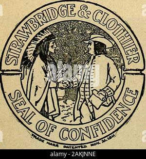 L'amico : una religiosa e letteraria ufficiale . H, F. Bruner S. D. Hall H. F. Bruner & Co. Ufficio di carbone e cantiere 16 n. XXI Street Philadelphia ireiEPHONES: Ijf/^:^^^. PhiladelphiasRepresentative Store È ORA DI ELKINS. MORRIS & CO. Banchieri comprare high-grade, ad alto rendimento e obbligazioni a lungo termine WITHSAFETY REPRESENTATIVESPAUL W. BROWN CHARLES B. HESTON, JR TERRA TITUE BUILDINGPHILADELPHIA, PA. La nostra lista settimanale sarà volentieri la richiesta SENTUPON elevati tassi di interesse non sono ora incompatibile con un elevato grado di sicurezzadei principale. Questa condizione non potrà continuare indefinitamente. Abbiamo recommendthe immed Foto Stock