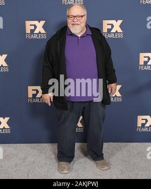 Los Angeles, Stati Uniti d'America. 9 Gen, 2020. Stephen McKinley arriva a FX reti TCA invernale Starwalk tenutosi presso il Langham Huntington a Pasadena, CA il giovedì, ?Gennaio 9, 2020. (Foto di Sthanlee B. Mirador/Sipa USA) Credito: Sipa USA/Alamy Live News Foto Stock