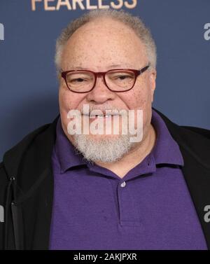 Los Angeles, Stati Uniti d'America. 9 Gen, 2020. Stephen McKinley arriva a FX reti TCA invernale Starwalk tenutosi presso il Langham Huntington a Pasadena, CA il giovedì, ?Gennaio 9, 2020. (Foto di Sthanlee B. Mirador/Sipa USA) Credito: Sipa USA/Alamy Live News Foto Stock