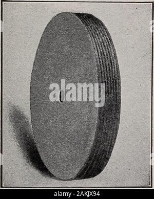 Il moderno electroplater; un libro completo considerando pienamente i principi elementari di elettro deposizione di metalli e la loro applicazione pratica e uso industriale . Fig. 118.-azionata a motore ventola di ventilazione (Wagner Electric Mfg. Co.). Fig. 119.-legno ruota di lucidatura 206 Modem Electroplater la lucidatura dei macchinari necessari per la levigatura e la lucidatura di,e operazioni di sbavatura è stata descritta. Esso istherefore necessarie per prendere in considerazione la preparazione e Foto Stock